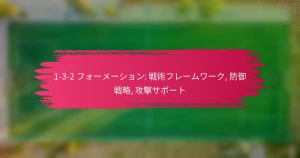1-3-2 フォーメーション: 戦術フレームワーク, 防御戦略, 攻撃サポート